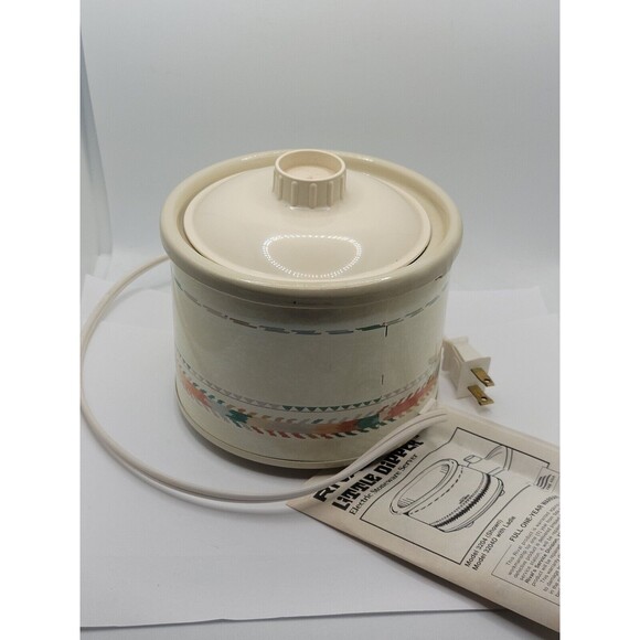 Rival Little Dipper Mini Crock Pot Southwest Style Model 3204 NOS - NEW OPEN BOX - Picture 10 of 16